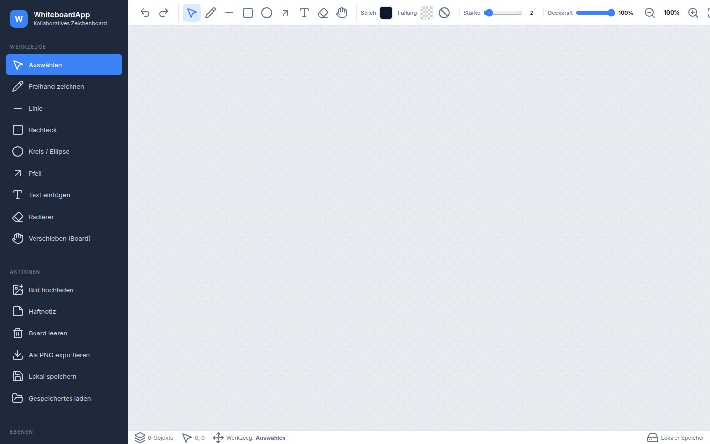Collaborative Whiteboard Web-App