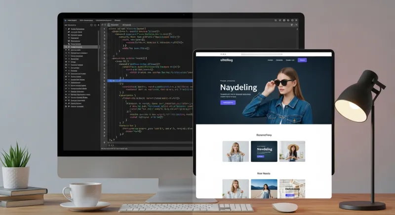 Az AI létrehozza a weboldalt